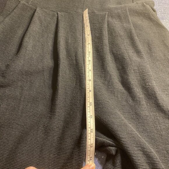 Madewell Textured & Thread Ribbed Jumpsuit Black Sleeveless Pockets Wms Sz S - Picture 10 of 16